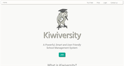 Desktop Screenshot of kiwiversity.com