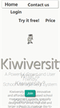 Mobile Screenshot of kiwiversity.com